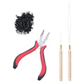 Butterfly Weft Hair Extensions #2-20In With Black Installation Tool Kit