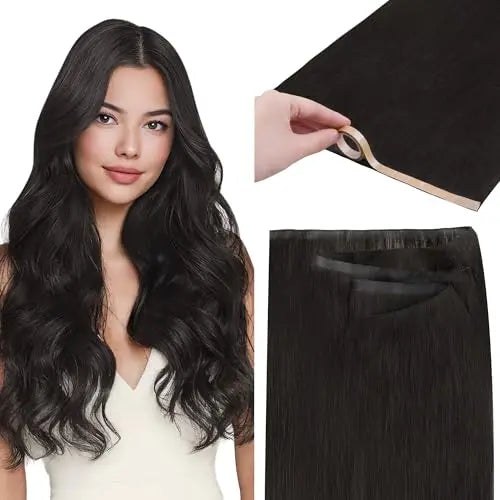 Tape-In Weft Hair Extensions, Invisible Genius Weft Home DIY