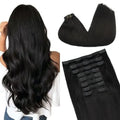 Seamless Clip-In Hair Extensions Real Human Hair Remy Extensions