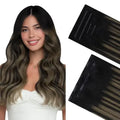 Invisi Edge Clip-In Hair Extensions Set, Human Hair, Mix Freely