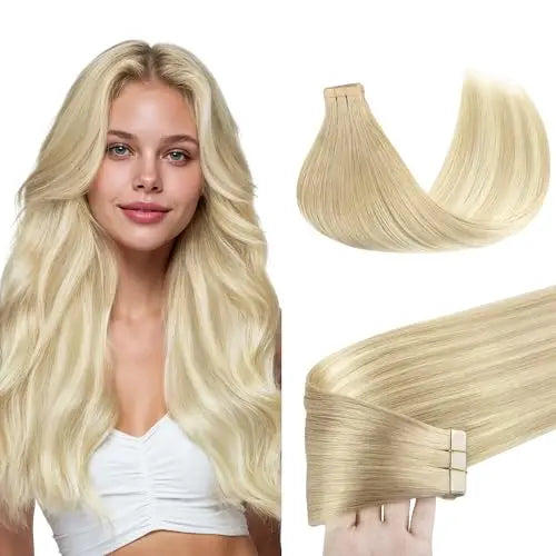 Tape-In Hair Extensions Human Hair 12" 40g 20pcs #18ET90A