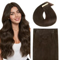 Tape-In Weft Hair Extensions, Invisible Genius Weft Home DIY 7pcs