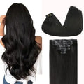 Seamless Clip-In Hair Extensions Real Human Hair Remy Extensions