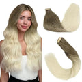 Tape-In Hair Extensions Human Hair 20" 50g 20pcs #9/60