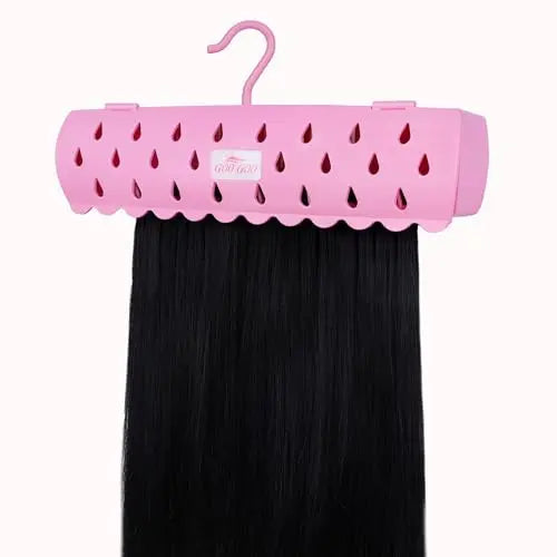 GOOGOO Tape-In Hair Extensions #1B-20In 40pcs With Hair Extensions Holder