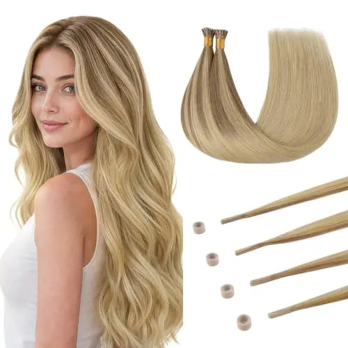 I Tip Hair Extensions, Cold Fusion, Invisible Itips 20inch 50g 50S