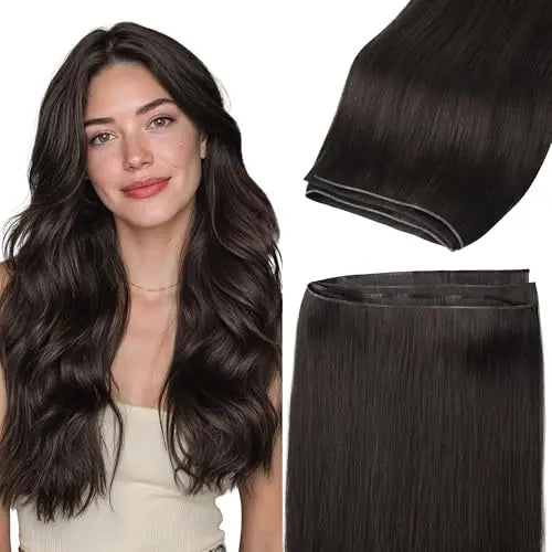 Genius Narrow Edge PU Weft Hair Extensions Human Hair Invisible