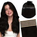 Tape-In Weft Hair Extensions, 8cm Wide Tape, 22inch 10pcs 50g