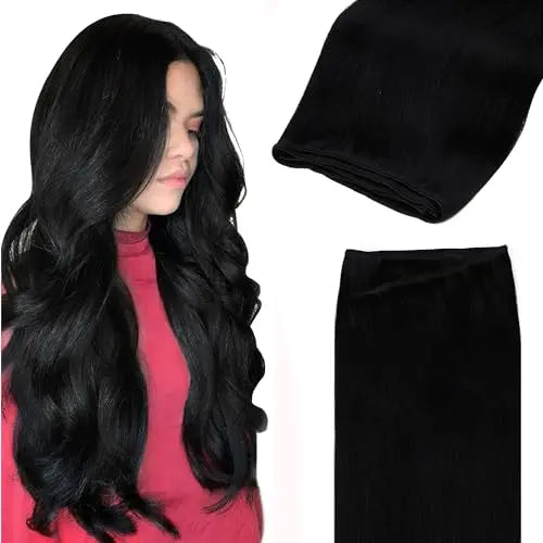 Sew In Hair Extensions Real Human Hair Thick, Add Volume 16In 120g
