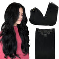 Clip-In Hair Extensions Real Human Hair, Remy Human Hair Extensions Clip ins for Women, Natural Human Hair