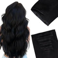 Invisi Edge Clip-In Hair Extensions Real Human Hair Invisible Blend