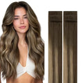 Invisi Edge Tape-In Hair Extensions Human Hair, Natural Look, 20Pcs