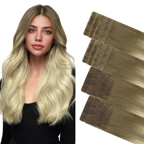 Invisi Edge Tape-In Hair Extensions Set, Versatile Styling