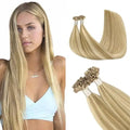 U Tip Hair Extensions, Hot Fusion Pre-Bonded Keratin 16inch 50g 50S