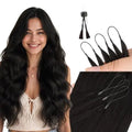 Microlink Bead Hair Extensions, Comfortable Feather Invisible Tip
