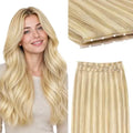 Butterfly Weft Hair Extensions Human Hair, Easy Install Breathable