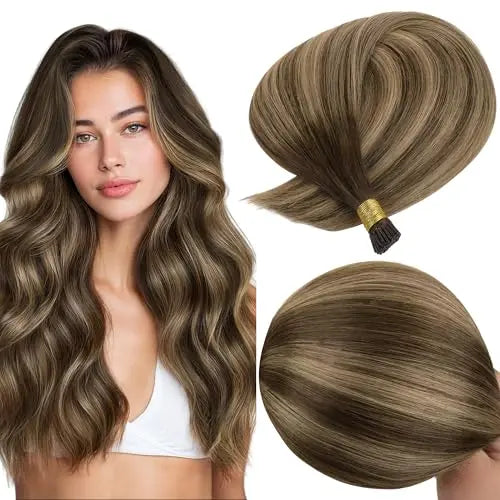 I Tip Hair Extensions, Cold Fusion, Invisible Itips 16inch 50g 100S