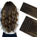 Invisi Edge Clip-In Hair Extensions Set, Human Hair, Mix Freely