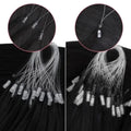 Invisible Microlink Bead Hair Extensions and Microlink Hair Extensions for Women Daily Wear, #1 Jet Black 20In