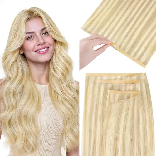 Tape-In Weft Hair Extensions, Invisible Genius Weft Home DIY