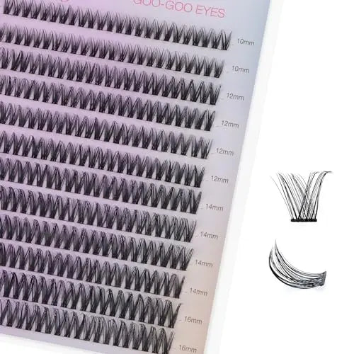 Lash Clusters, DIY Cluster Eyelash Extensions, Bottom Lashes, Natural Wispy, Mega Volume Individual Lashes Cluster, Volume Lo
