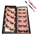 3D Mink Eyelashes, 16mm to 25mm Wholesale Mink Lashes 100% Real Siberian Natural Fake Eyelashes Luxury Reusable Handmade Fals