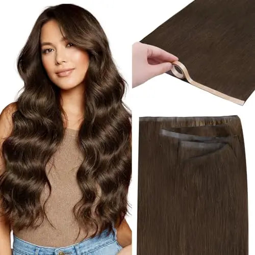 Tape-In Weft Hair Extensions, Invisible Genius Weft Home DIY