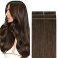 Invisi Edge Tape-In Hair Extensions Human Hair, Natural Look, 6Pcs