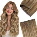 Invisi Edge Clip-In Hair Extensions Real Human Hair Invisible Blend