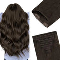 Invisi Edge Clip-In Hair Extensions Real Human Hair Invisible Blend