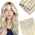 Invisi Edge Clip-In Hair Extensions Real Human Hair Invisible Blend