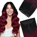 Invisi Edge Clip-In Hair Extensions Real Human Hair Invisible Blend