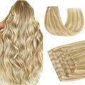 Genius Weft Hair Extensions Human Hair Invisible Blend Flat Weft