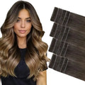 Invisi Edge Tape-In Hair Extensions Human Hair, Natural Look, 10Pcs