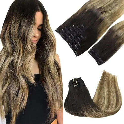Scalp Hair Fill Ins Instant Volume Invisible Clip-In Hair Extension