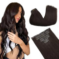 Seamless Clip-In Hair Extensions Real Human Hair Remy Extensions