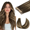 Tape-In Hair Extensions Human Hair 10" 60g 40pcs #4/27/4