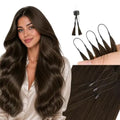 Microlink Bead Hair Extensions, Comfortable Feather Invisible Tip