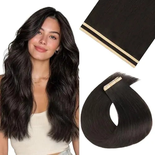 Tape-In Weft Hair Extensions, Invisible Genius Weft Home DIY 2pcs