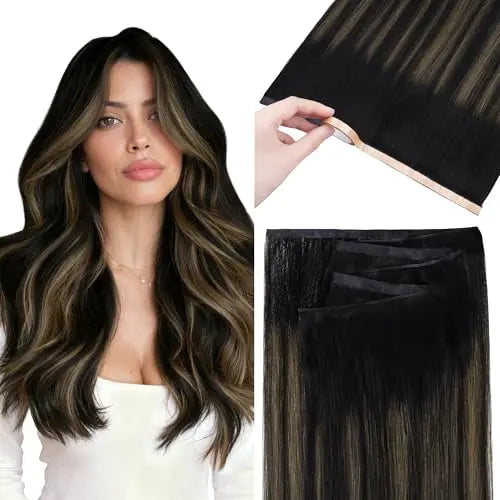 Tape-In Weft Hair Extensions, Invisible Genius Weft Home DIY