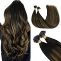 U Tip Hair Extensions, Hot Fusion Pre-Bonded Keratin 16inch 50g 50S