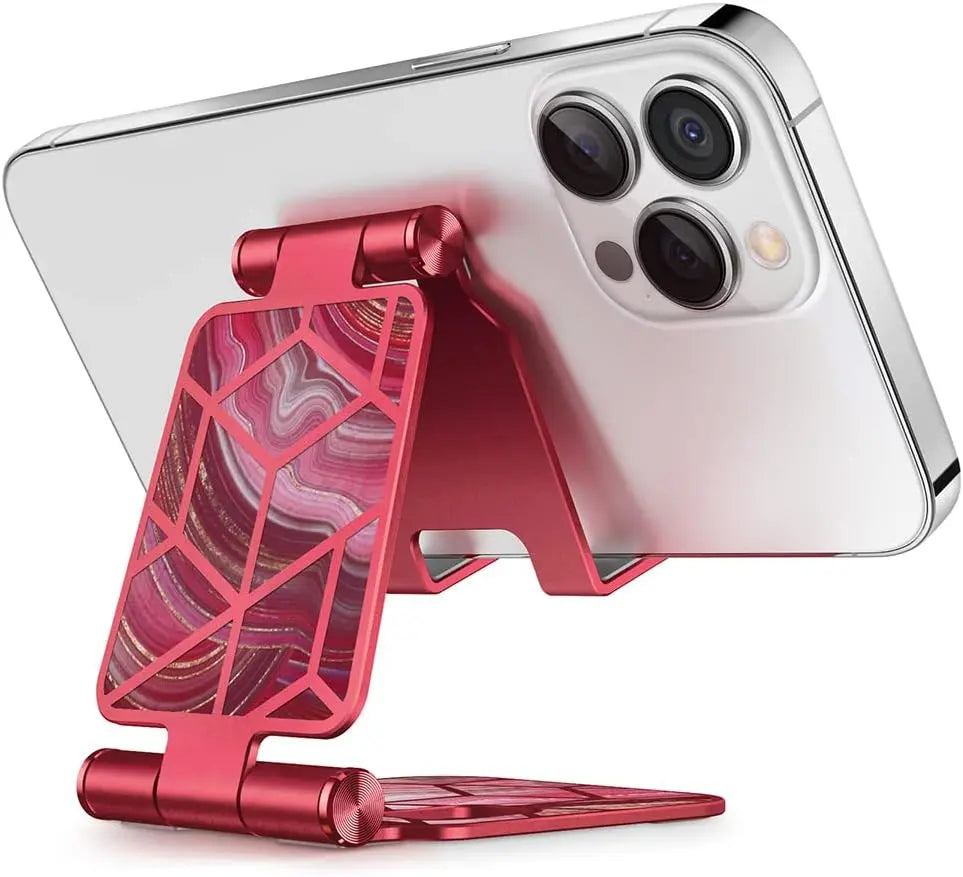 i-Blason Cell Phone Stand for Desk, Phone Holder fits All Phones, Red My Store