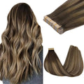 Tape-In Hair Extensions Human Hair 14" 100g 40pcs #4/26/4