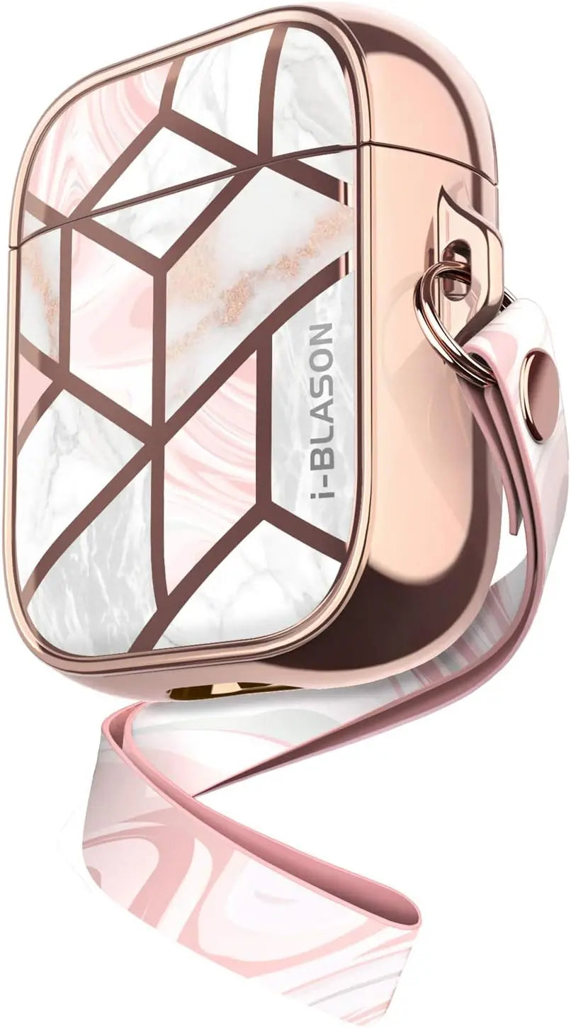i-Blason Cosmo Series Case Designed for Airpods 2nd Generation/1st Generation, 360° Protective Stylish Marble AirPods Case Cover Compatible with Apple AirPods 1st/2nd (Marble) My Store