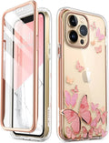 i-Blason for iPhone 13 Pro Case with Built-in Screen Protector, PinkFly My Store