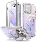 i-Blason for iPhone 15 Pro Max Case MagSafe with Camera Cover Stand, Wave My Store