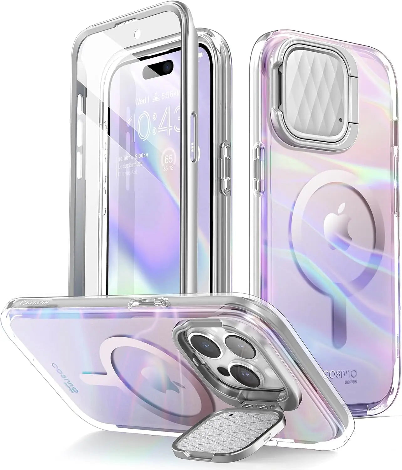i-Blason for iPhone 15 Pro Max Case MagSafe with Camera Cover Stand, Wave My Store