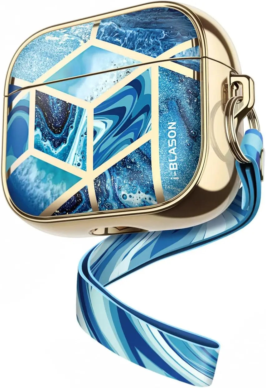 i-Blason Cosmo Protective Case for Apple Air Pods 3 (2021), Ocean Blue My Store
